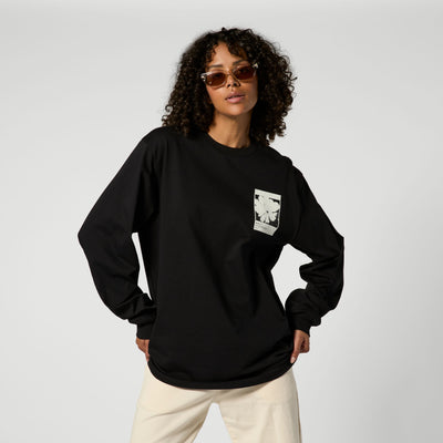 Mystic - Heartsease L/S Tee - Black - 2026