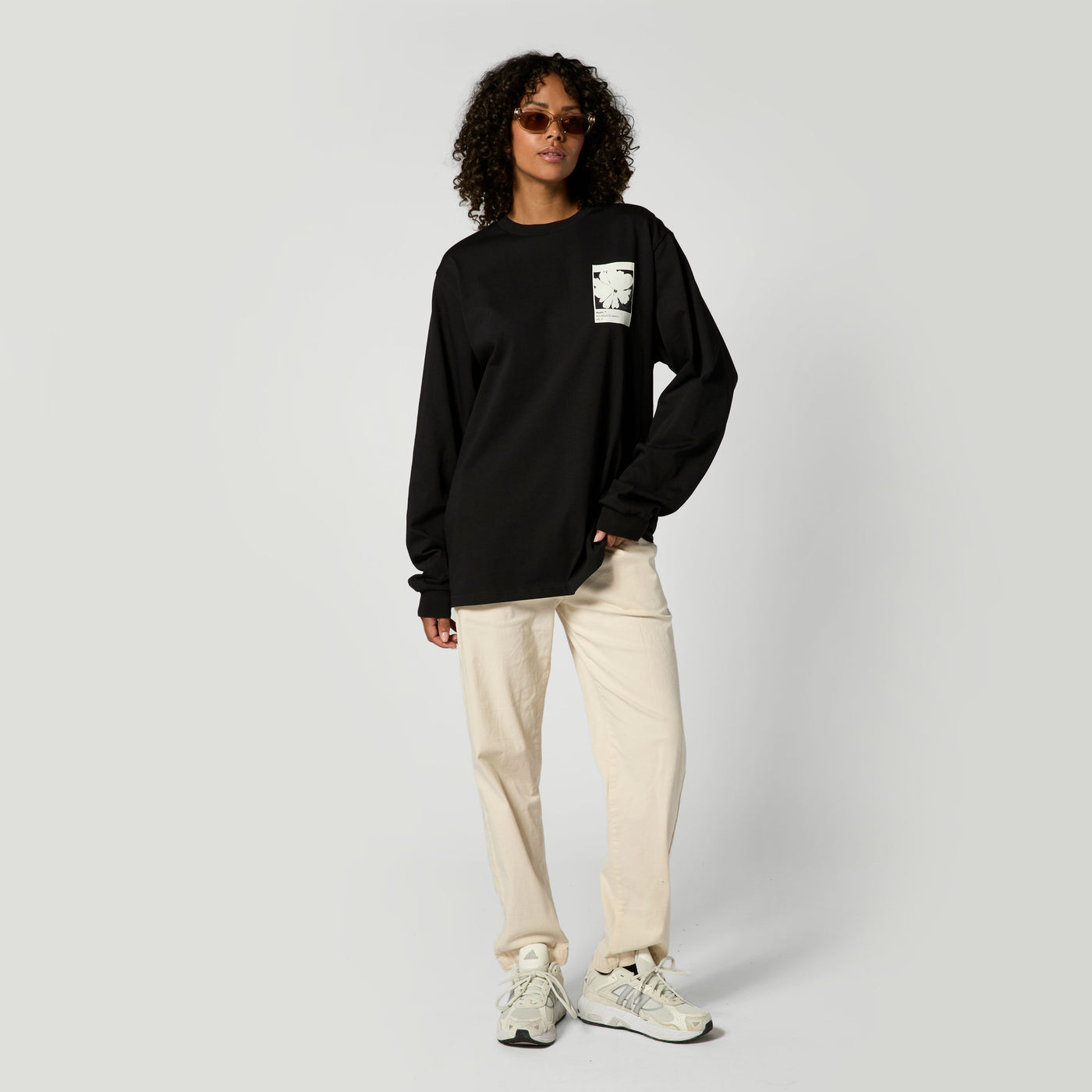 Mystic - Heartsease L/S Tee - Black - 2026