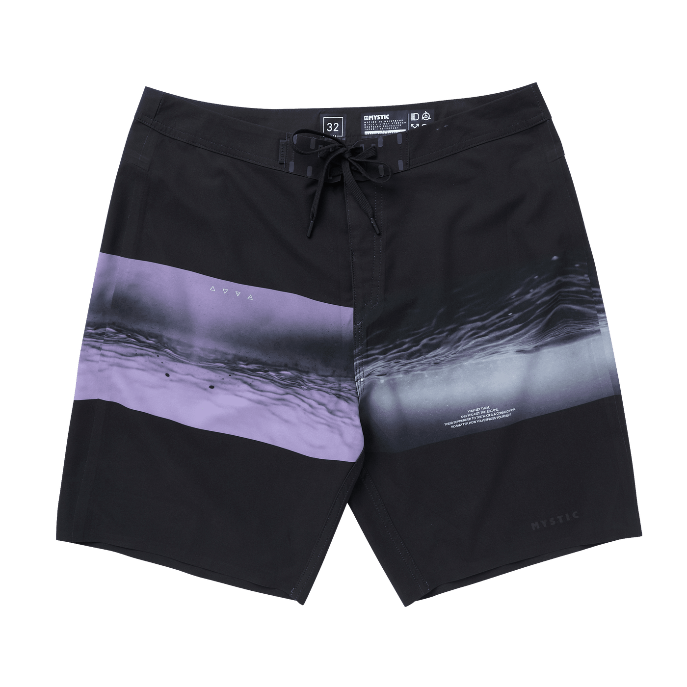 Mystic - Region Boardshort - Black - 2025