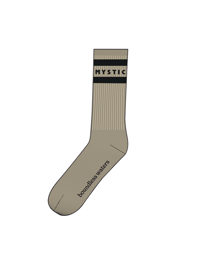Mystic - Brand Seasonal Socks - Pale Khaki - 2026