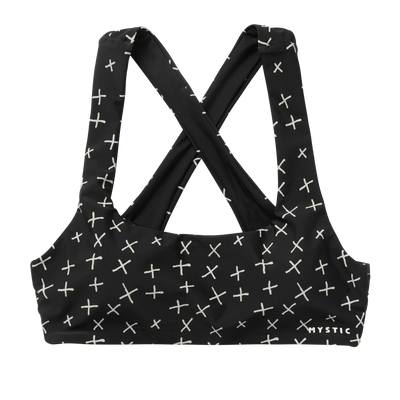 Mystic - Lana Cross Bikini Top - Black - 2025