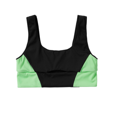 Mystic - Bruna Performance Bikini Top - Lime Green - 2024