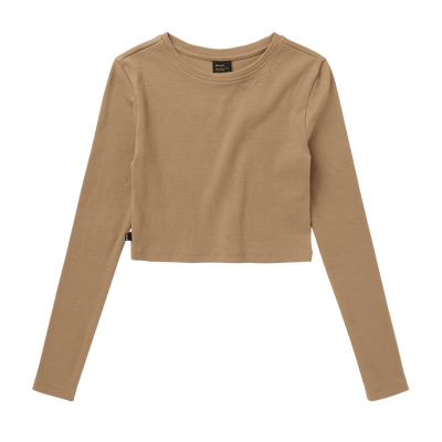 Mystic - Glow Crop Tee Women - Slate Brown - 2025