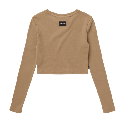Mystic - Glow Crop Tee Women - Slate Brown - 2025