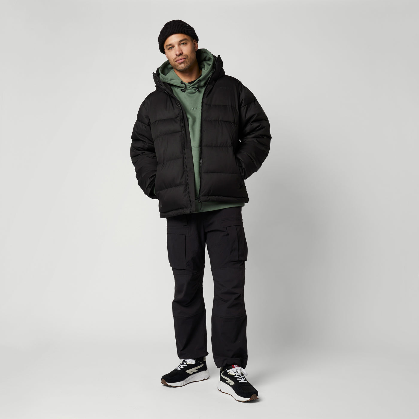 Mystic - Dark Tech Series Puffer Jacket - Black