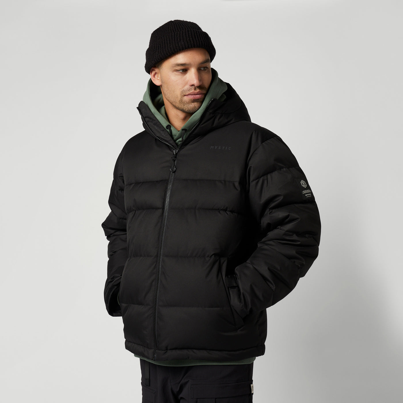Mystic - Dark Tech Series Puffer Jacket - Black
