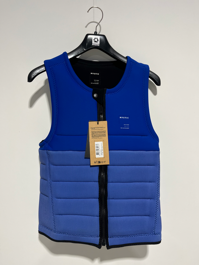 25 - Mystic Mayhem Impact Vest Fzip Wake - Black / Blue - L - Ex Display