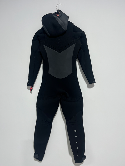 25 - Mystic Gem Hooded Fullsuit 6/4/3mm DFzip Women - Black -M - Ex Display