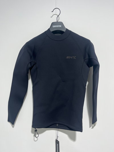 25 - Mystic Majestic Surf Top L/S 2mm - Black - L - Ex Display