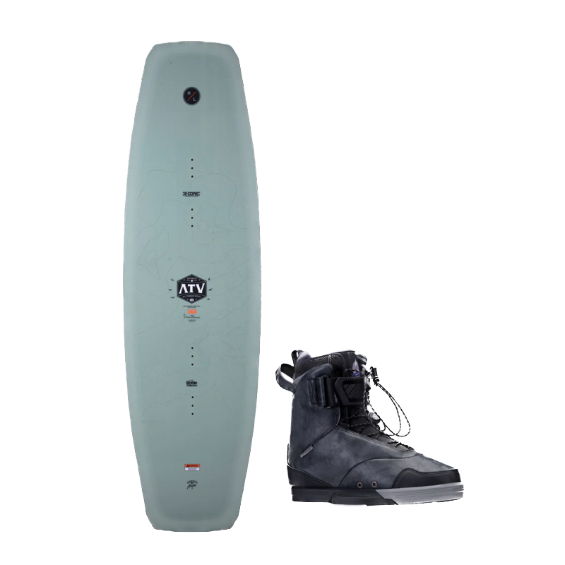 Hyperlite - ATV Wakeboard + Defacto Boots Bundle