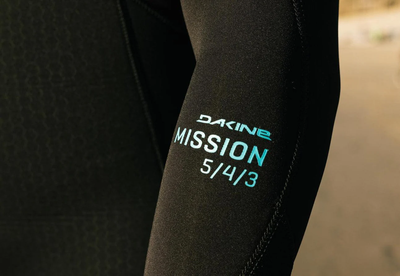 Dakine - Womens Mission 4/3mm Fullsuit Chest-Zip - Black