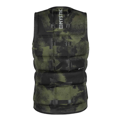 Mystic Majestic Wake Impact Vest FZ - Brave Green - 2020 | Buy Wake UK | 2