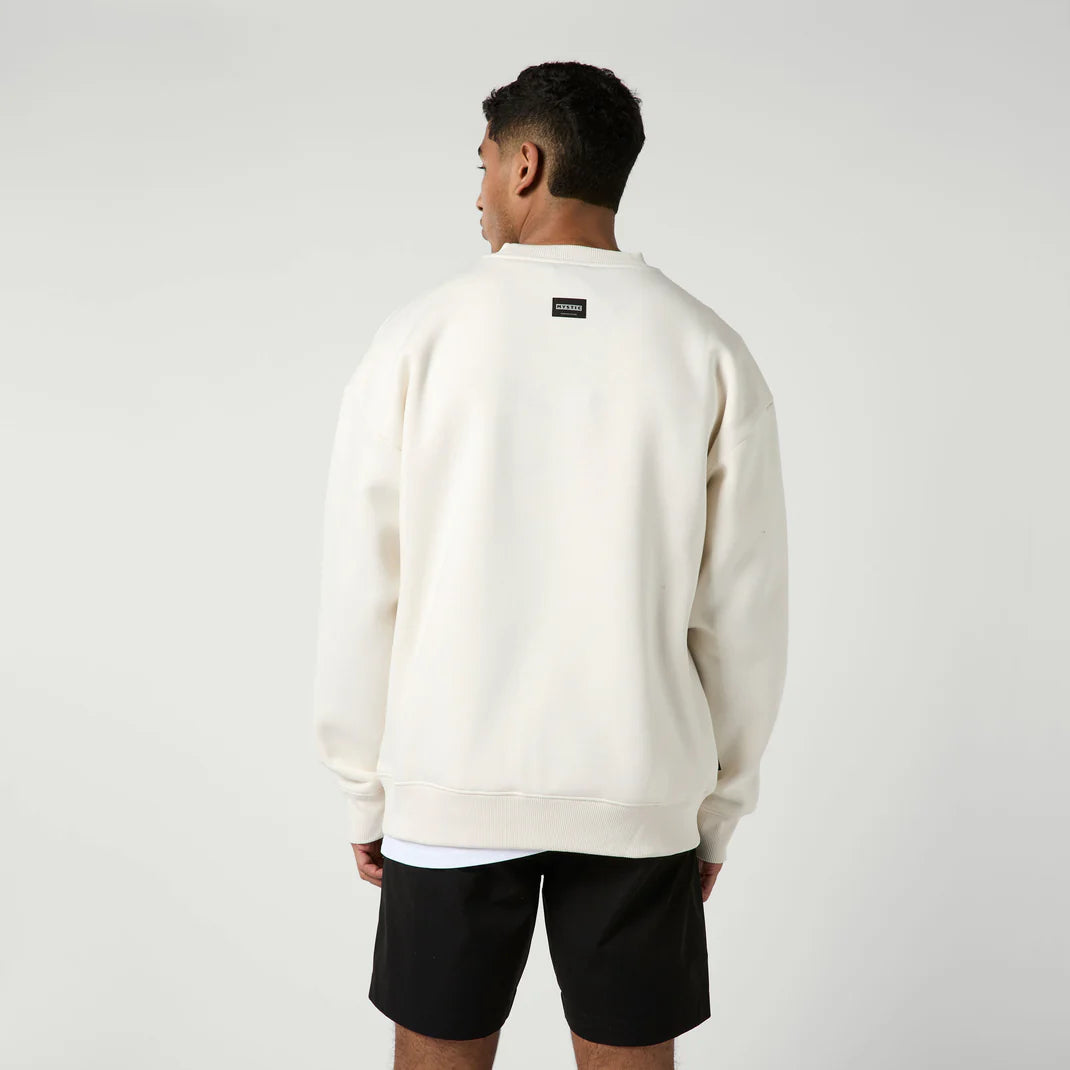 Mystic - Brand Crew Sweat - Off White - 2025