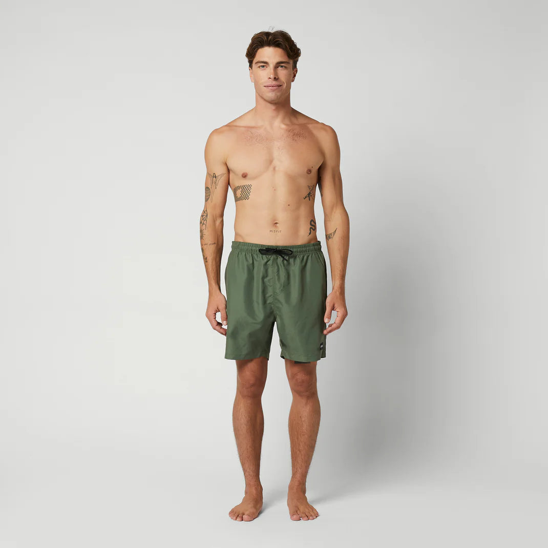 Mystic - Brand Swim Boardshort - Dark Olive - 2023