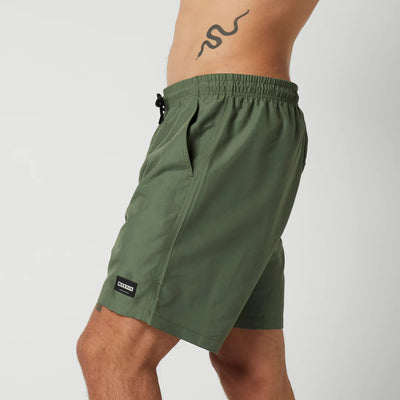 Mystic - Brand Swim Boardshort - Dark Olive - 2023