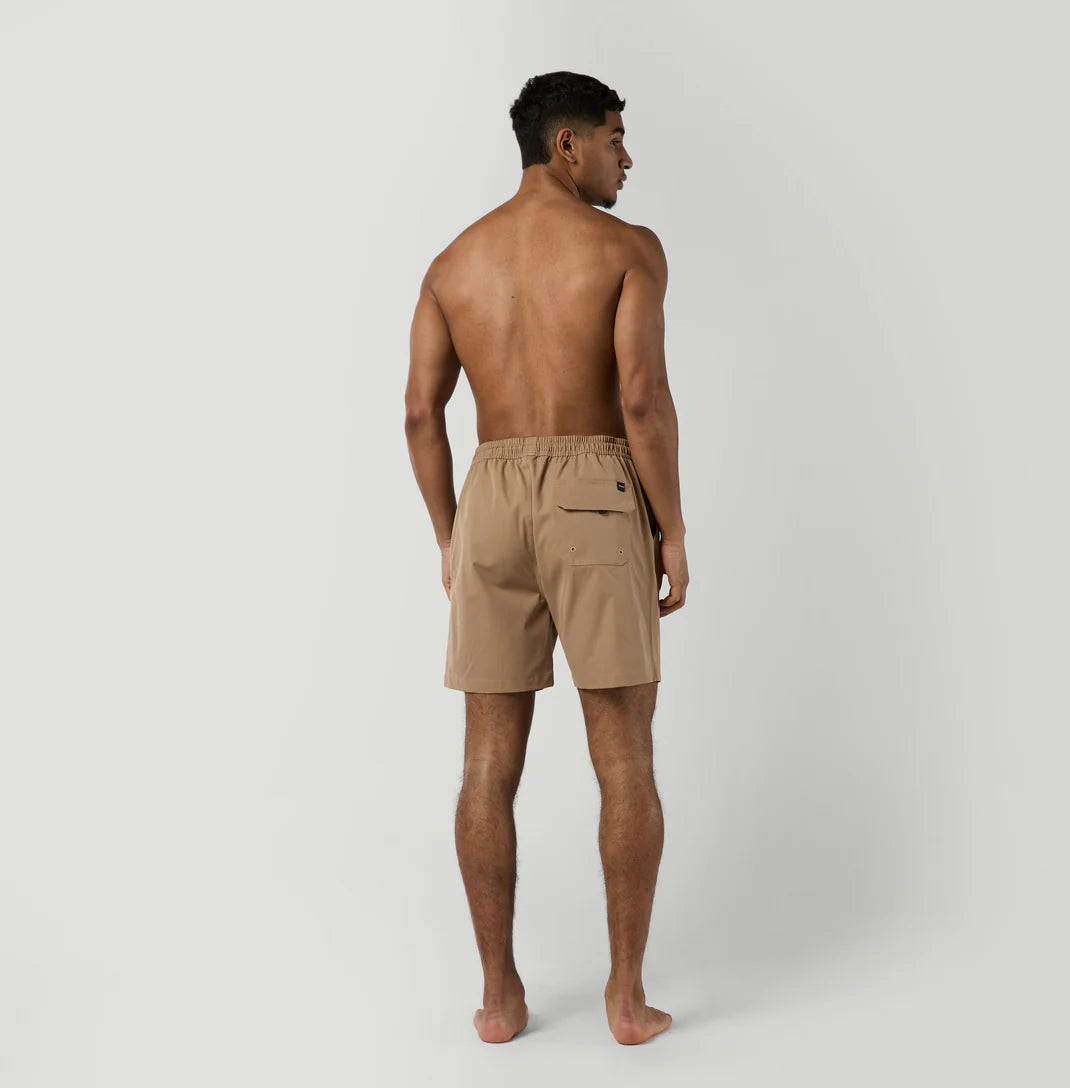 Mystic - Brand Swimshort - Slate Brown - 2025