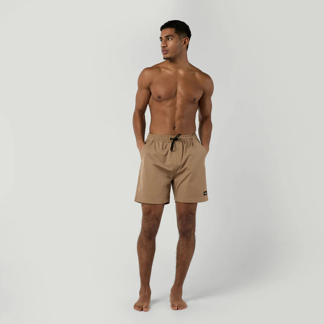 Mystic - Brand Swimshort - Slate Brown - 2025