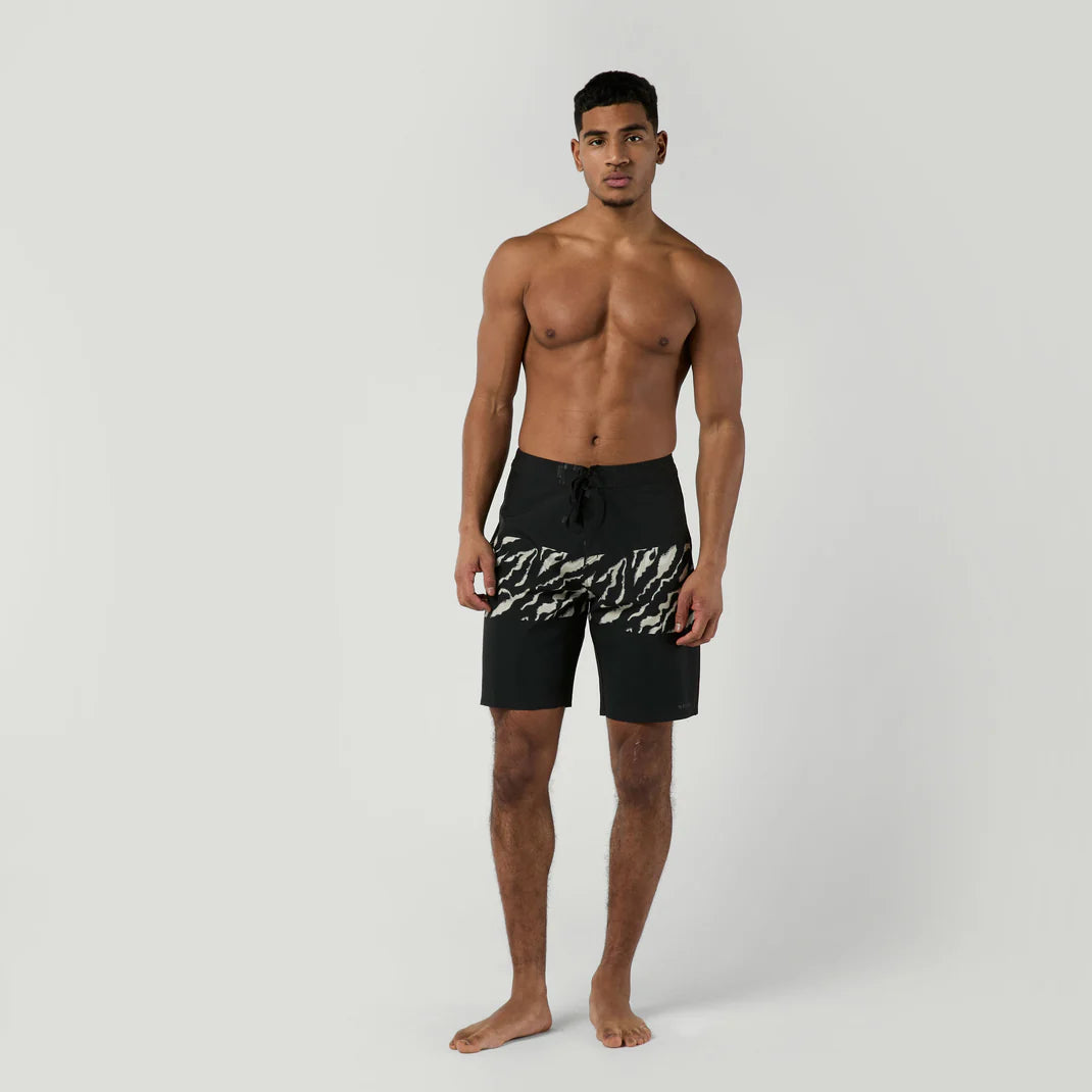 Mystic - Motif Boardshort - Black - 2025