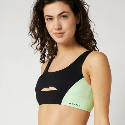 Mystic - Bruna Performance Bikini Top - Lime Green - 2024