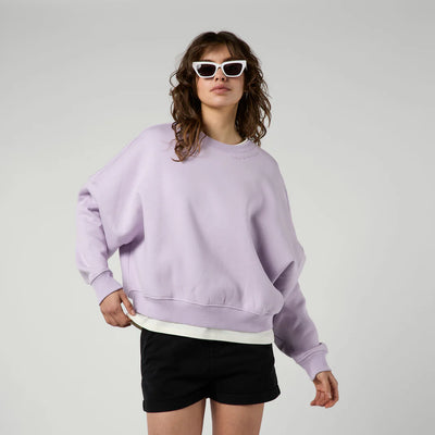 Mystic - Dropped Shoulder Crew Sweat Women - Lilac - 2025