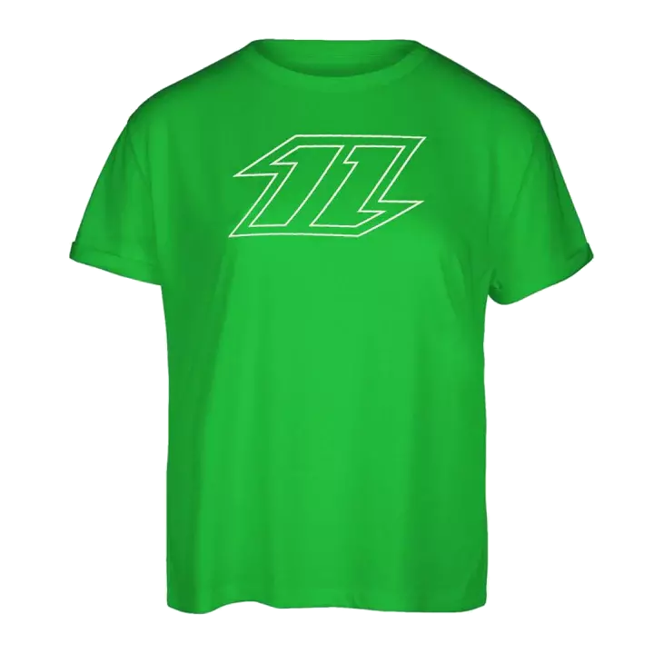 2020 - North KB - Womens Logo Tee - White & North Green | Buy Wake UK | 1